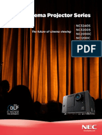 Digital Cinema Projector Series2 SpecBrochure