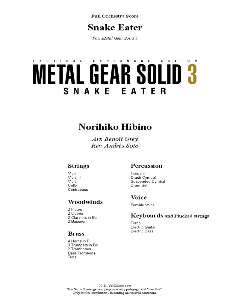 Snake Eater | PDF