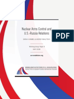 Nuclear Arms Control and U.S.-Russia Relations