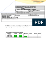 Agenda de Milton Salgado de Estadistica para Estudiantes