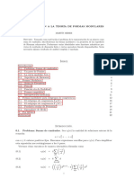 Introducción A La Teoría de Formas Modulares