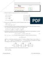 Tarea Variación de Parámetros PDF