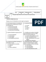 Evaluacion de 7º