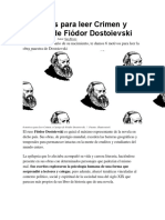 6 Motivos Para Leer Crimen y Castigo de Fiódor Dostoievski