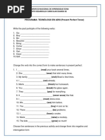 Present Perfect Activity