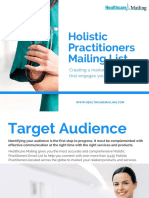 Holistic Practitioners Mailing List PDF
