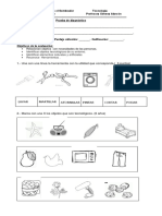 DIAGNOSTICO TECNOLOGÍA Primero Basico