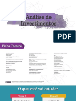 Análise de Investimentos