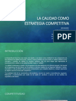 3 La Calidad Como Estrategia Competitiva