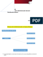 Planificación minera: estrategia, conceptual y operativa