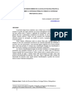 A Gestão Dos Recursos Hídricos À Luz Da Ecologia Política: Um Debate Sobre O Controle Público Versus O Controle Privado Da Água