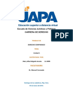 Tarea 1 Derecho Comparado