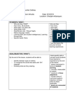 Lesson Plan English