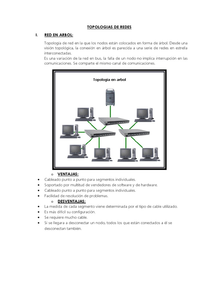 Topologias de Redes | PDF | Topología de la red | Red de computadoras
