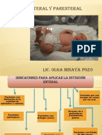 Nutrición enteral: Indicaciones y vías de acceso