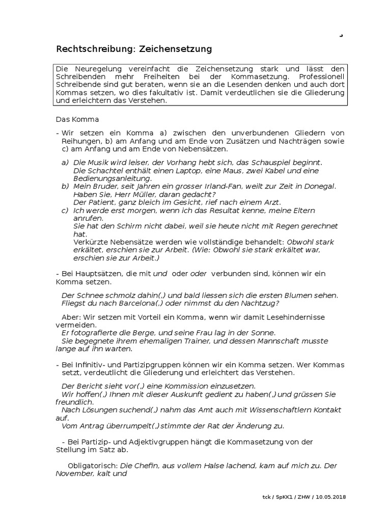 Zeichensetzung Komma Doppelpunkt Apostroph