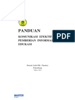 Panduan Komunikasi Efektif Dan Pemberian Informasi Dan Edukasi