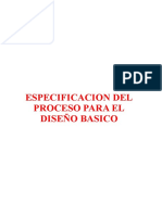 Turbobombas Epecificacion Del Proceso para El Diseño