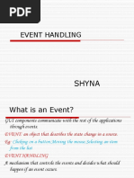 Event Handling