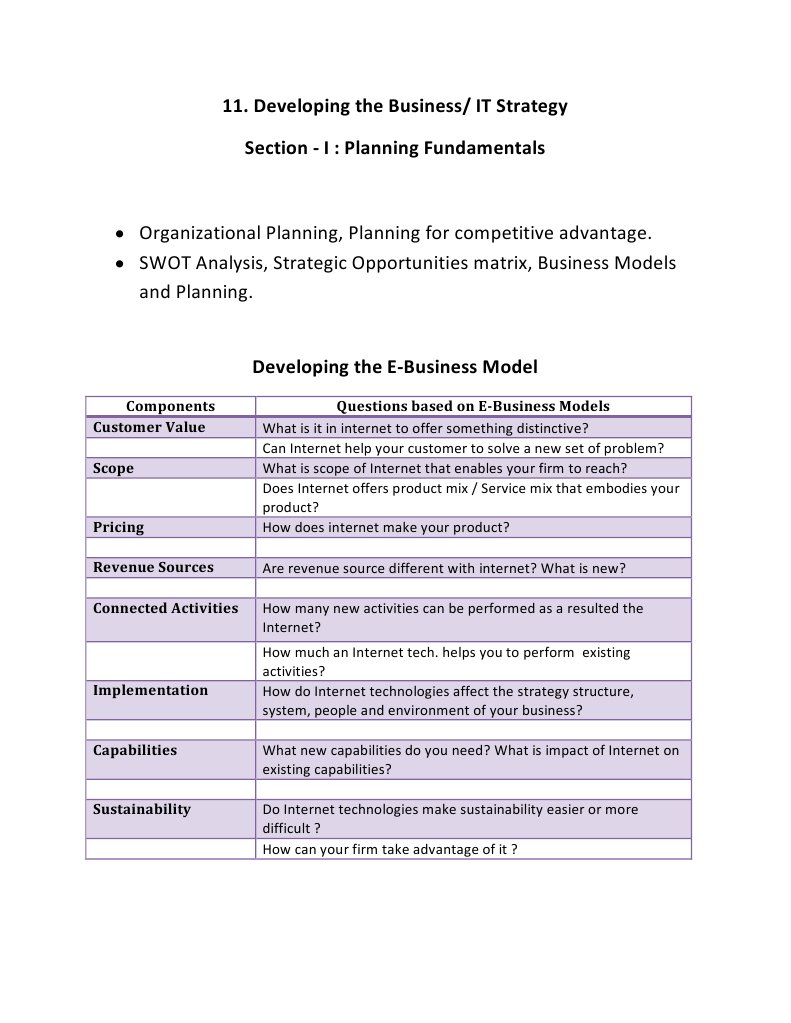 Developing an Effective IT Strategy | PDF