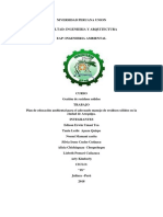 Plan de Educación Ambiental para El Adecuado Manejo de Residuos Sólidos en La Ciudad de Arequipa