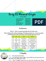 Drug of Mineral Origin