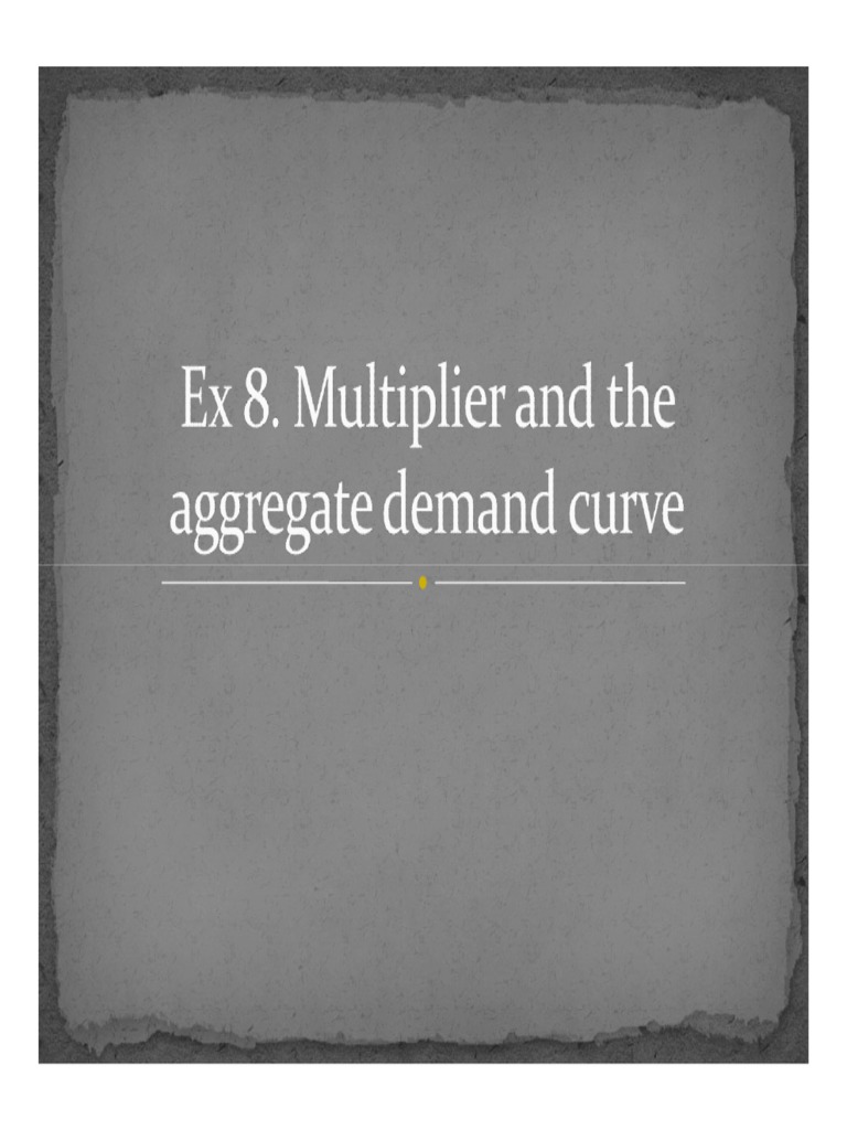 Balanced Budget Multiplier Pdf Multiplier Economics Fiscal