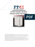 Thyristor Controlled Battery Charger / Rectifier Rda/Rdat Series User Manual