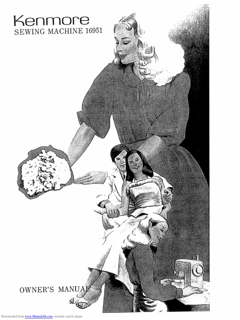 Kenmore 16951 Manual PDF Sewing Machine Seam (Sewing)