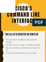 Introduction To Ciscos CLI