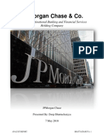 JP Morgan Chase & Co.: American Multinational Banking and Financial Services Holding Company