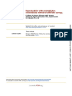 Checkerboard Method For Antibiotic Synergy. Reproducibility of The Microdilution