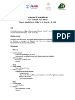 2. Agenda - Curso en Técnicas Básicas Para El Litigio Oral Penal 8 AL 12 de DICIEMBRE