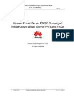 Huawei FusionServer E9000 Converged Infrastructure Blade Server Pre-Sales FAQs