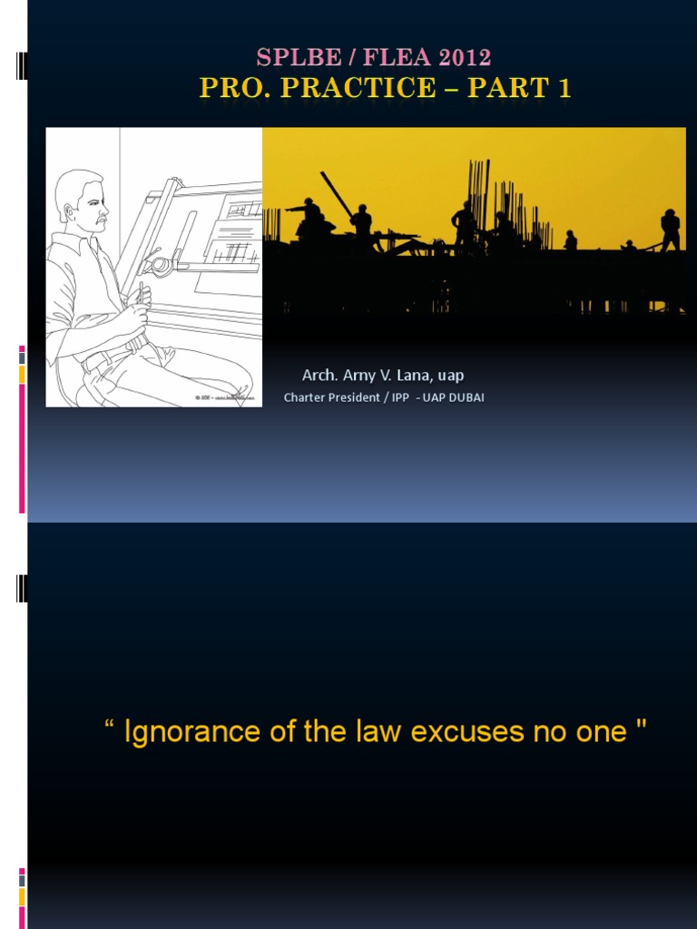 Professional Practice 01 Laws Affecting Architecture Download Free