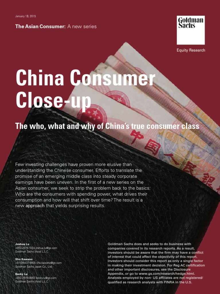 Consumer Closeup Goldman Sachs PDF Tax Taxes