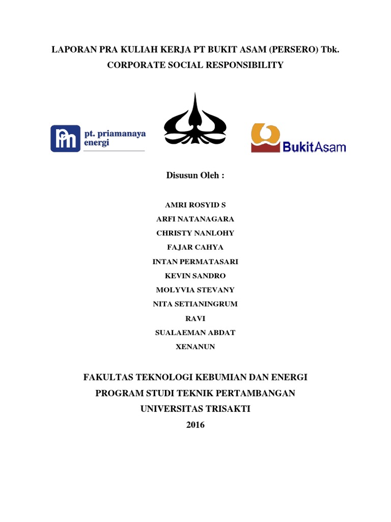Contoh Laporan Csr Perusahaan Tambang Seputar Laporan