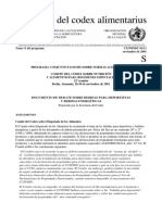 Documento de Debate Sobre Bebidas para Deportistas y Bebidas Energéticas