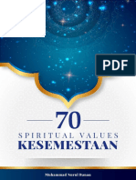 70 Spiritual Values Kesemestaan - Ebook