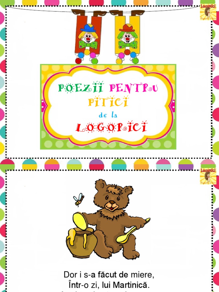 Poezii Pentru Pitici | PDF
