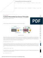 Carbon Monoxide Gas Sensor Principle Instrumentation Tools