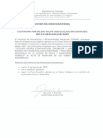 Aviso de David Apertura de Sobre Economico 010403 001