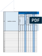 Registro de Evaluación Por Competencias Matemáticas - 2