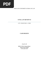 Arellano University School of Law: Civil Law Review Ii