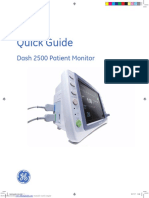 Quick Guide: Dash 2500 Patient Monitor