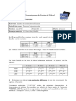 Examen TFI Mastere Finance Juin 2016