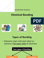 Chemical Bonding: Second Year Science