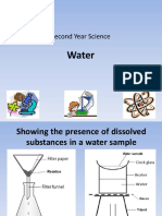 Water: Second Year Science