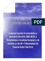 Oficiul National de Prevenire Si Combatere A Spalarii Banilor