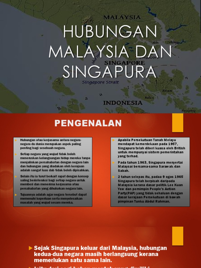 Hubungan Malaysia Dan Singapura